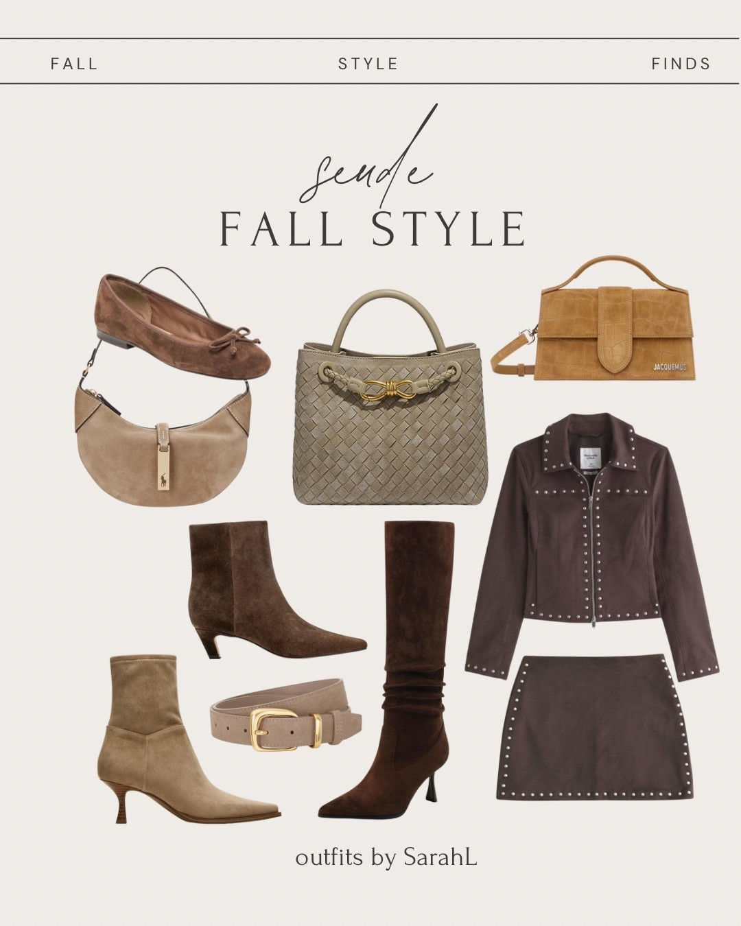 Suede fall fashion finds 🤎 

Fall style, chocolate brown outfit, suede boots, suede handbags, Amazon finds, fall outfit, brown jacket, suede mini skirt, suede ballet flats 

#LTKShoeCrush #LTKFindsUnder100 #LTKSeasonal