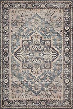 Loloi II Hathaway Collection HTH-01 Navy / Multi, Traditional Accent Rug, 3'-6" x 5'-6" | Amazon (US)