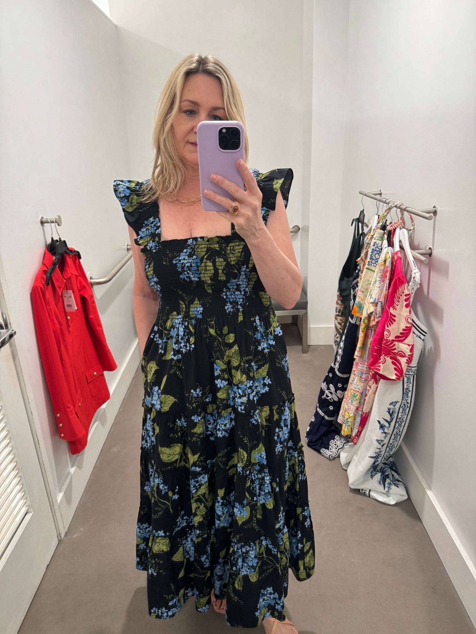 This feminine floral dress is on sale and a perfect summer outfit

#LTKootd #LTKSeasonal