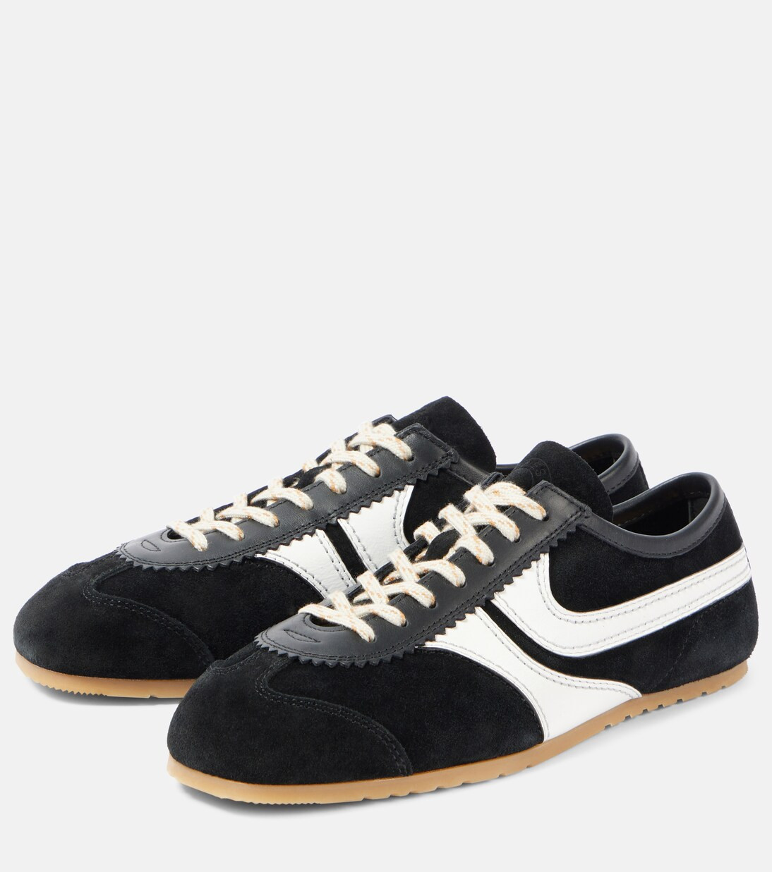 Leather and suede sneakers | Mytheresa (US/CA)
