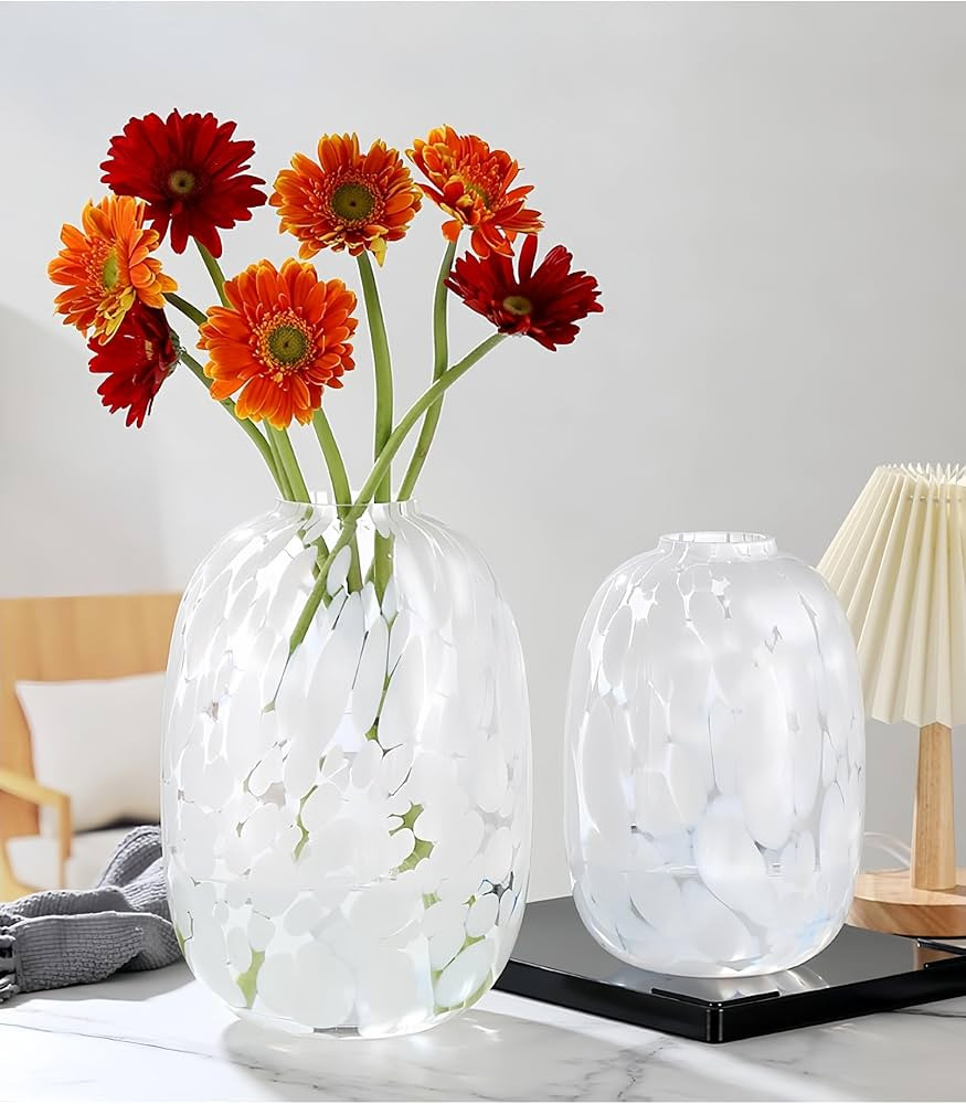 Glass Vase, European Simple Large Flower Vase, Can Do Vase Art, Suitable for Wedding Table Party ... | Amazon (US)