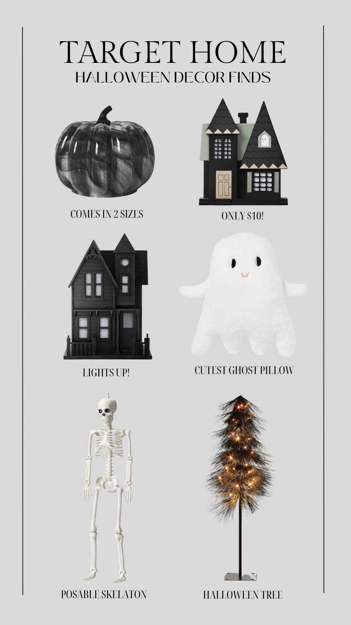 Target home - Halloween decor finds 🤎

Target, target home, target Halloween, Halloween decor, Halloween house, glass pumpkin, pumpkin decor, Halloween tree, pumpkin pillow, skeleton decor, Andrew home, Christine Andrew 

#LTKSeasonal #LTKFindsUnder50 #LTKHome