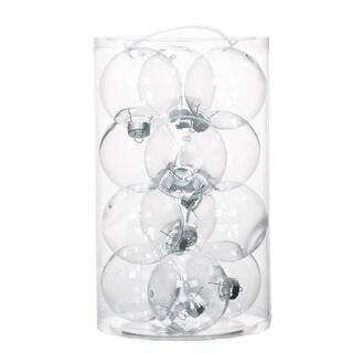 12ct. 100mm Clear Plastic Ball Ornaments by Artminds™ | Michaels Stores