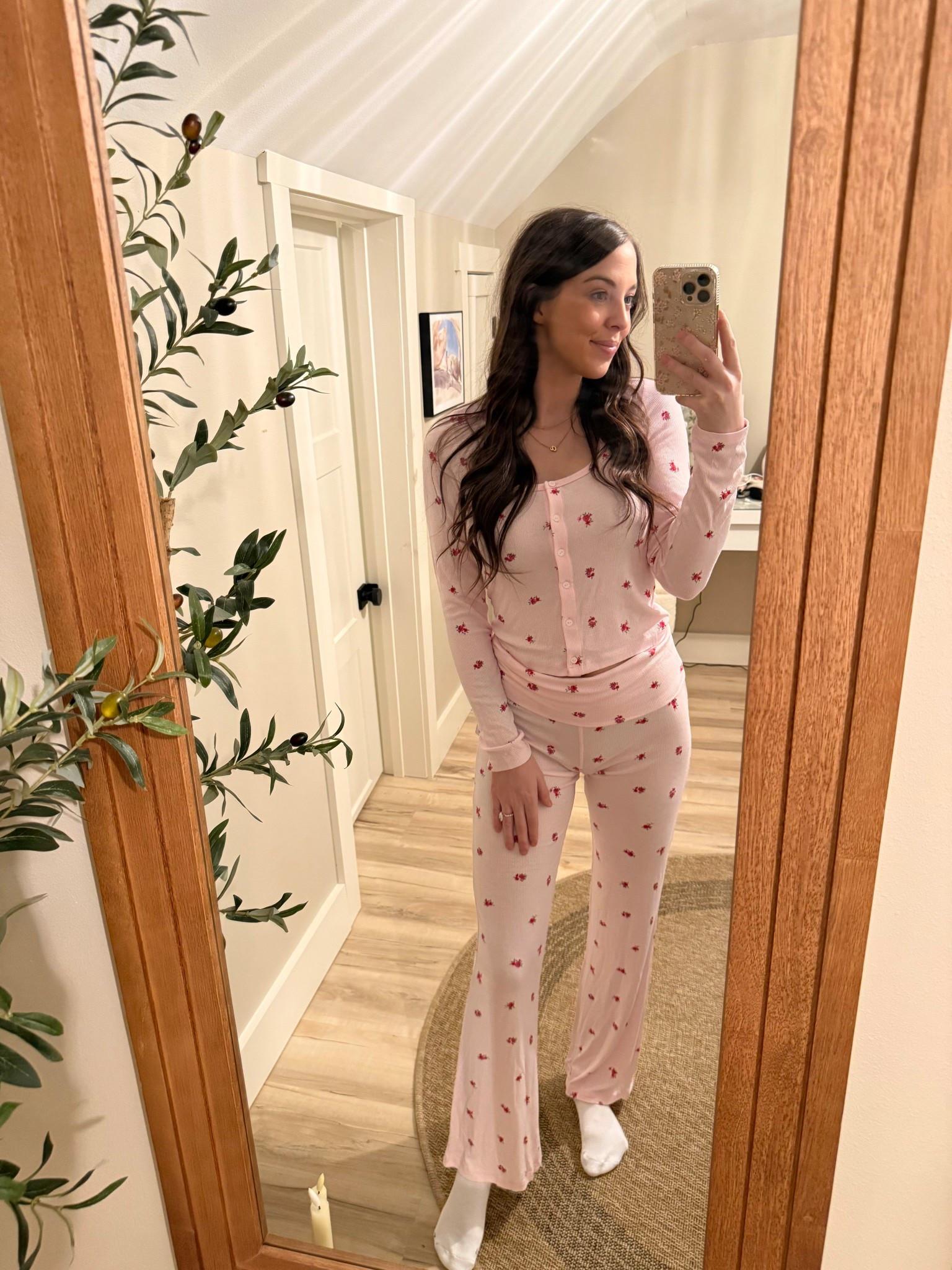 Pink ✔️ Floral ✔️ 
The CUTEST pajamas!!! 🌸💗

#LTKmomlife #LTKgrwm #LTKootd