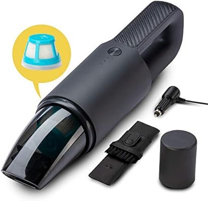Handheld Portable Cordless Car Vacuum | Rechargeable Battery and Replaceable HEPA Filter | Make L... | Amazon (US)