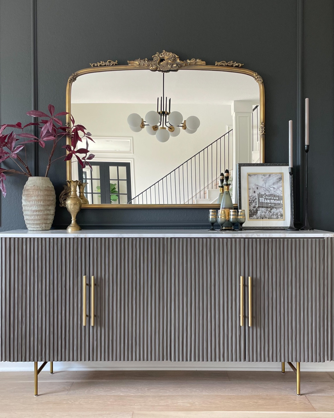 Amelie Dresser Mirror in Gold curated on LTK