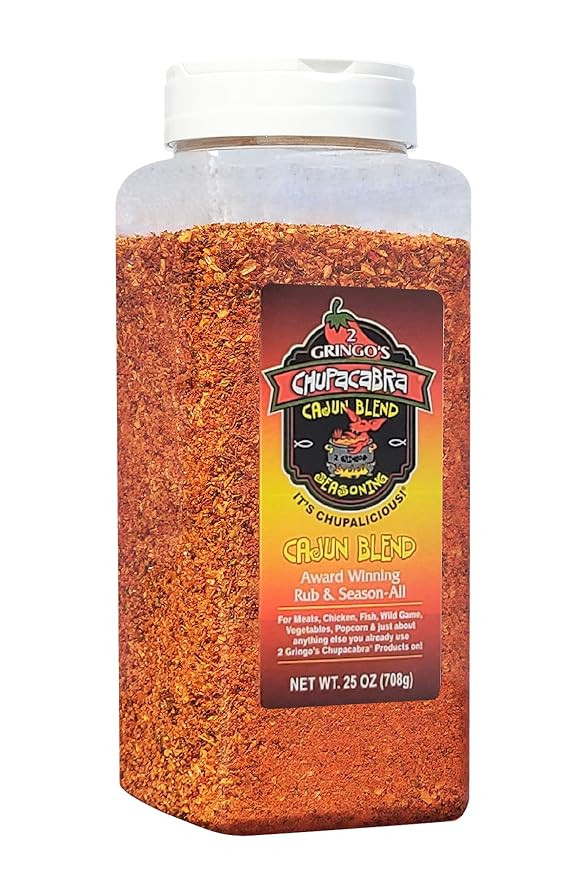 2 Gringos Chupacabra Cajun Seasoning Blend, 25 Ounces | Amazon (US)