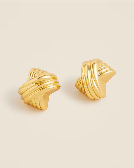 Crisscross stud earrings | J. Crew US