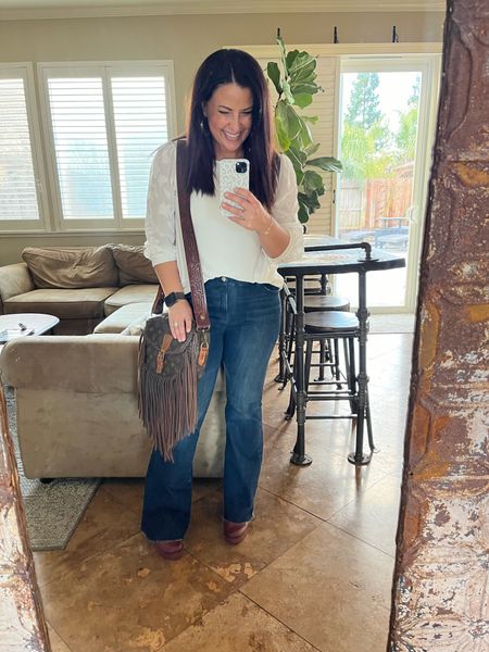 Hello friends! Posting has taken a back seat, but I had to share these jeans for all my petite ladies! They are amazing, comfy, stretchy, and very flattering! I’m wearing a small short in them. 

Express jeans
Flare jeans
Petite style

#LTKstyletip #LTKover40 #LTKfindsunder100