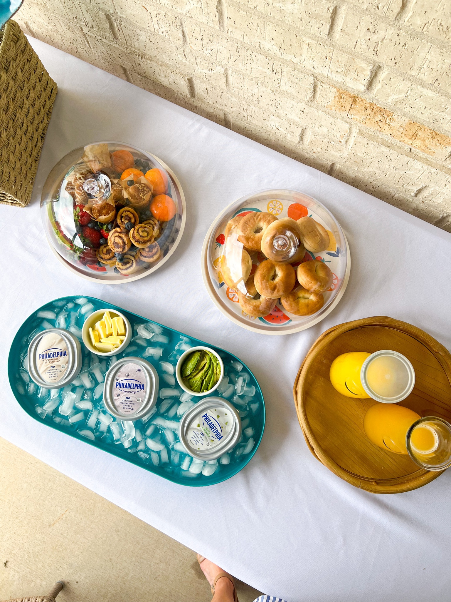 Serving looks and snacks! I use these carafes for making an easy juice, coffee, or mimosa bar. They have lids so it’s easy to prep ahead of time and keep covered. The folding table comes in so handy for hosting at home even if just a few people. I’ll set the food up on this to keep the table top from getting too crowded. This is the one that collapses down and folds in half for easy storage. 

Entertaining, kitchen, hosting at home, serving tray, folding table, storage, home organization, party ideas 

#LTKunder100 #LTKhome