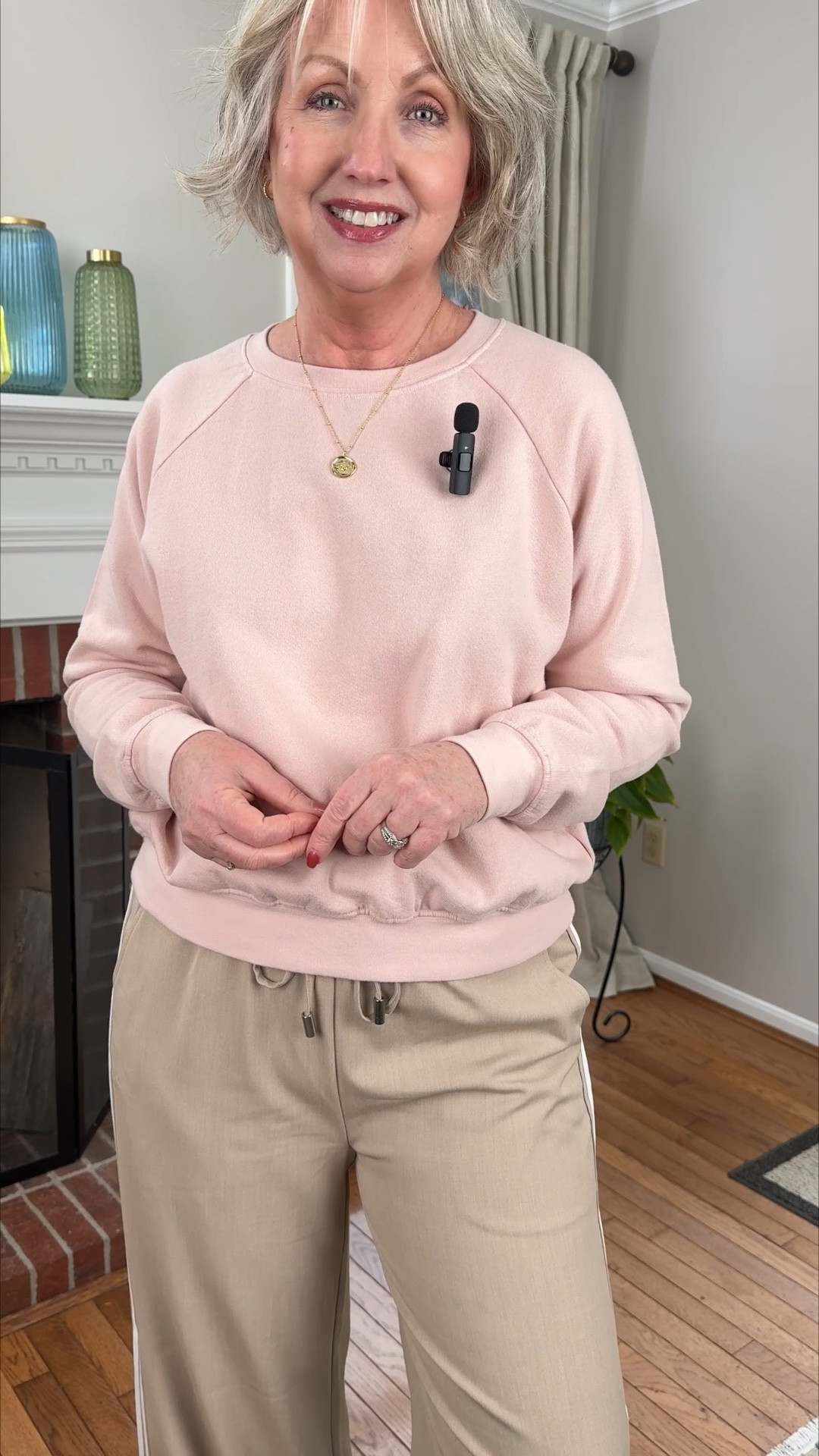 This soft pink is going to be trending this spring and you can’t start wearing it now. Comfort is everything for late winter! 

#LTKootd #LTKOver40 #LTKmomlife