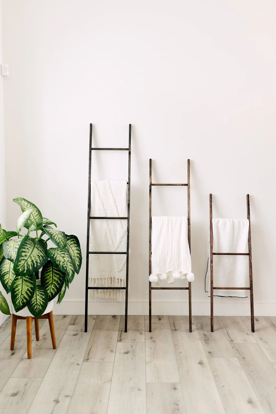 6 Foot Modern Blanket Ladder, Blanket Ladder, Towel Ladder, Decorative Ladder,  Wood Ladder, Gift... | Etsy (US)