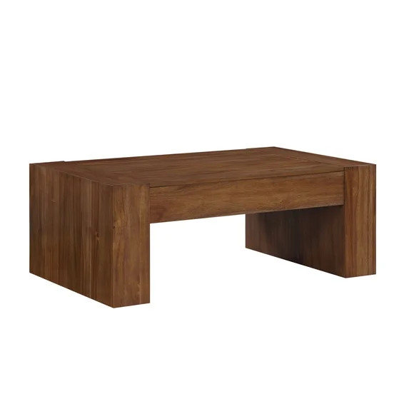 Better Homes & Gardens Ezra Oversized Coffee Table, Walnut | Walmart (US)