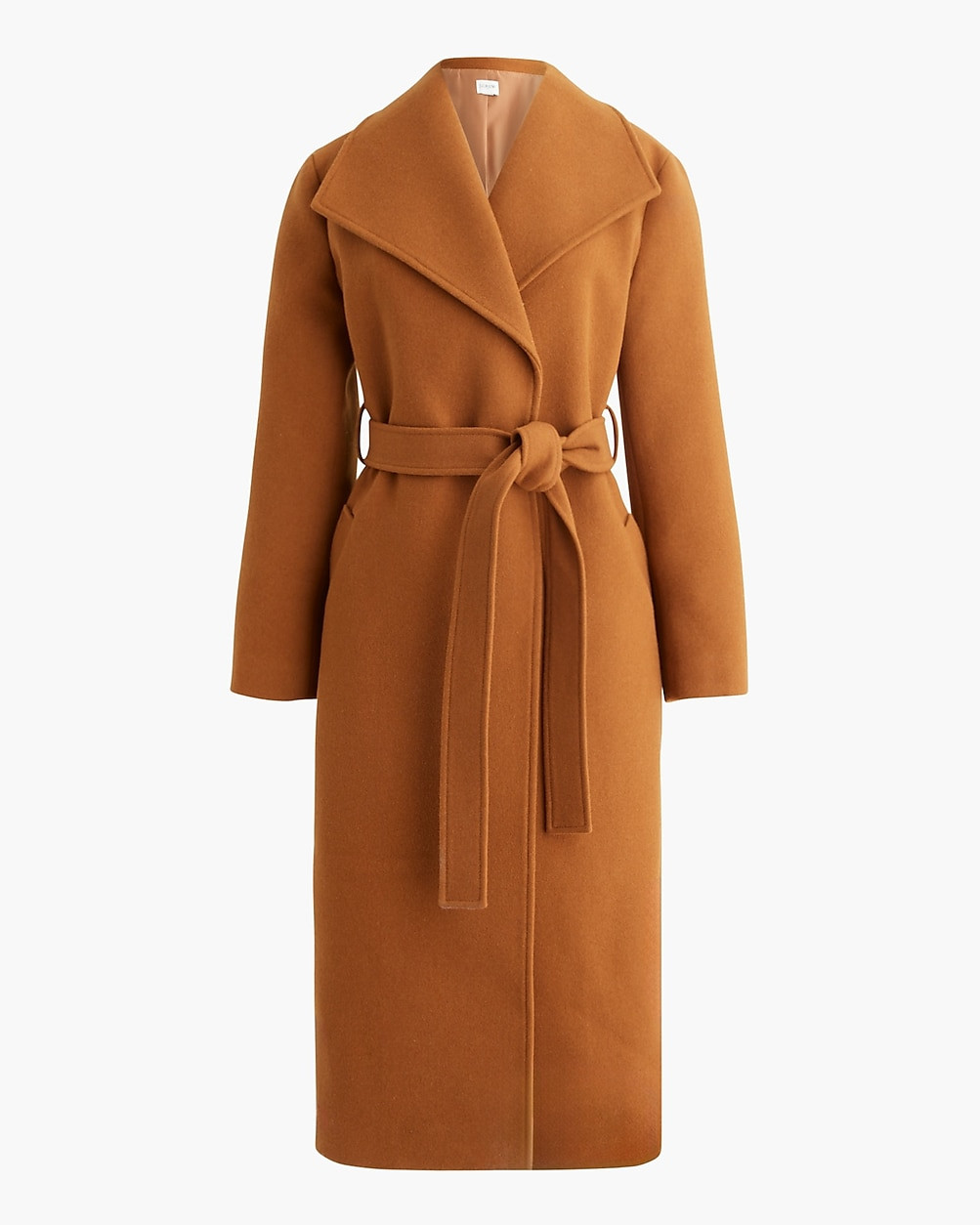 Belted wool-blend coat | J.Crew Factory