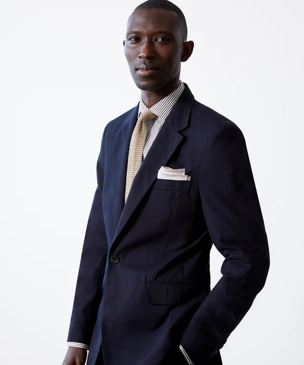 Italian Cotton Sutton Suit in Navy | Todd Snyder