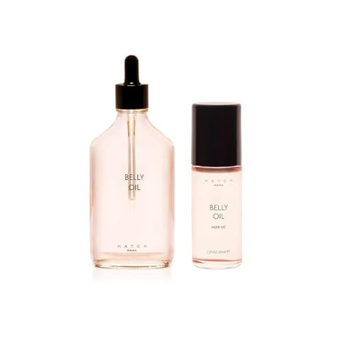 HATCH Belly Oil Bundle Set | 6.7oz and 1oz mini | Quick-Drying Belly Oil - Vegan & Plant Based Nutrient Rich - Supports Skin for Before, During and After Pregnancy | Amazon (US)