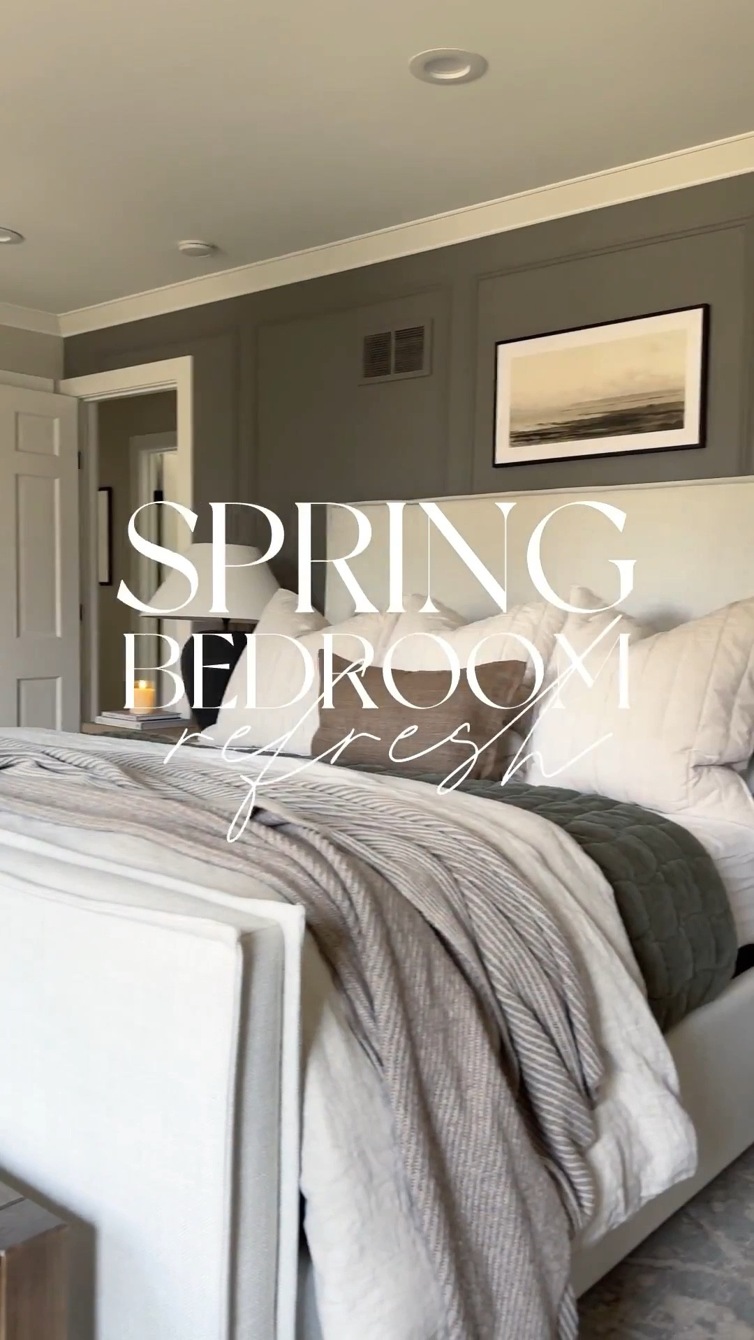 Spring bedding and bedroom refresh from Pottery Barn!! We have since moved many of these pieces throughout our home or into our rental, but all ones I still own and love! The prettiest tones for spring! #LTKStyleTip

#LTKHome #LTKSaleAlert