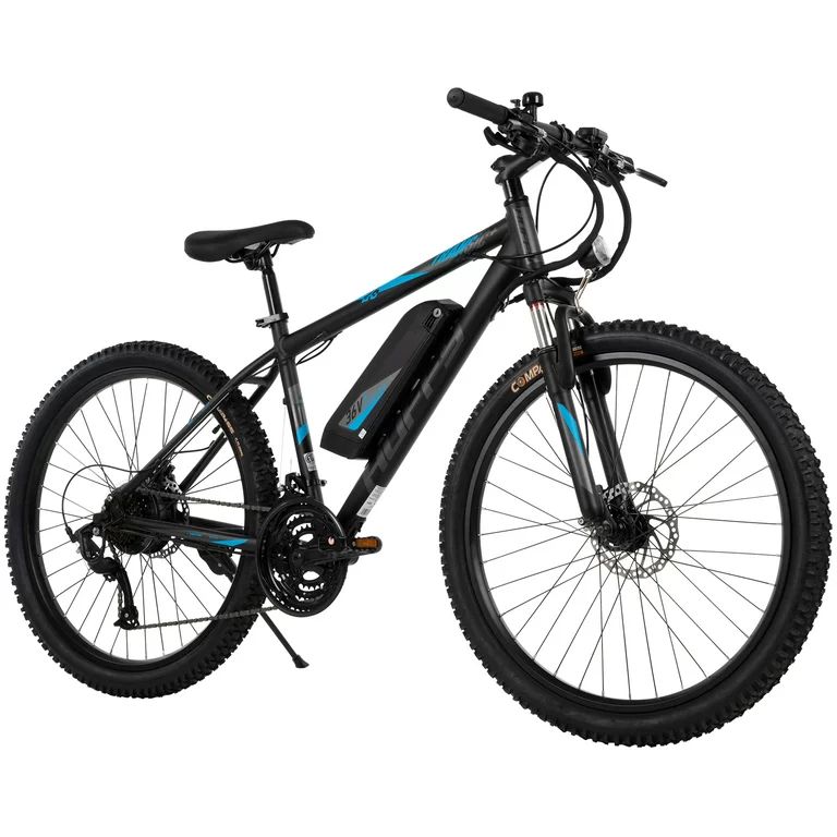 Huffy Transic 26-inch Electric Mountain Bike for Adults, Black - Walmart.com | Walmart (US)