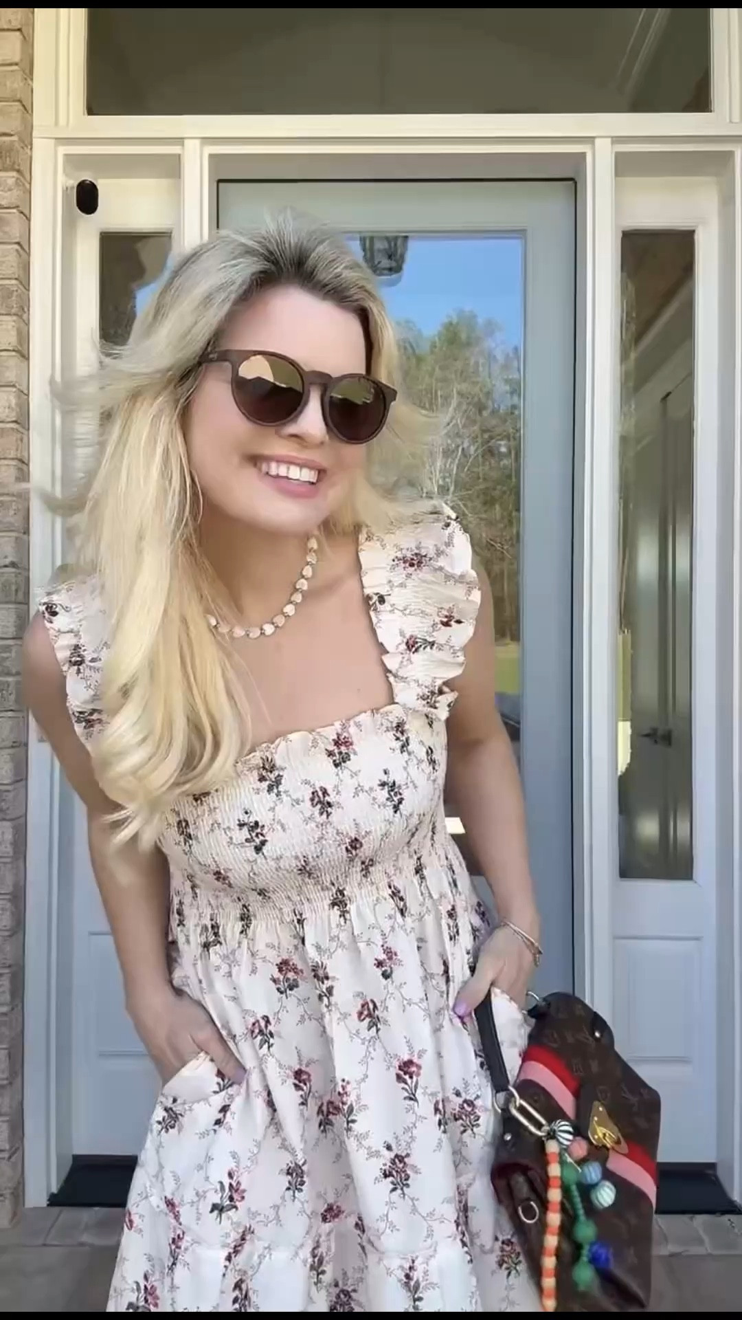 This beautiful bag from Vivrelle - they have so many beautiful pieces. It’s a membership club where you can borrow designer accessories for a flat monthly fee. So many beautiful pieces to choose from! I’ve loved styling this one! Sign up with code BECKYKELLER to get your first month of membership free! #ad 

#LTKdayinmylife #LTKgrwm #LTKootd