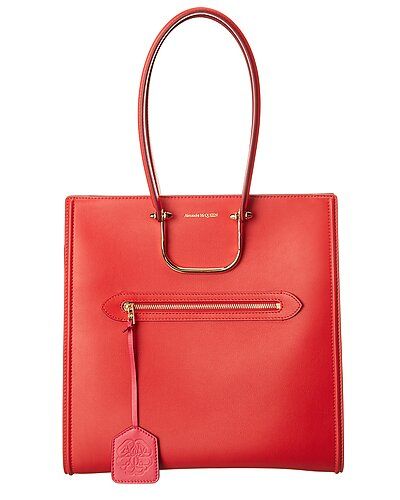 Alexander McQueen The Tall Story Leather Tote | Ruelala