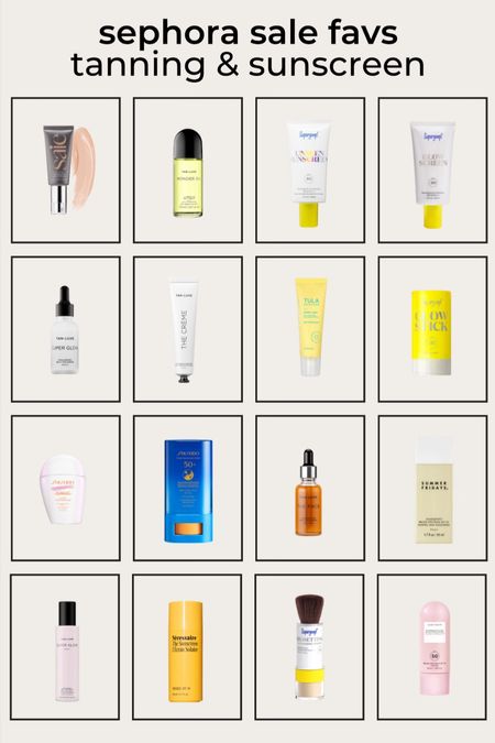 some of my favorite tanning and sunscreen products from the Sephora sale including supergoop, summer Fridays, tan - luxe, etc

#LTKsalealert #LTKbeauty #LTKSeasonal