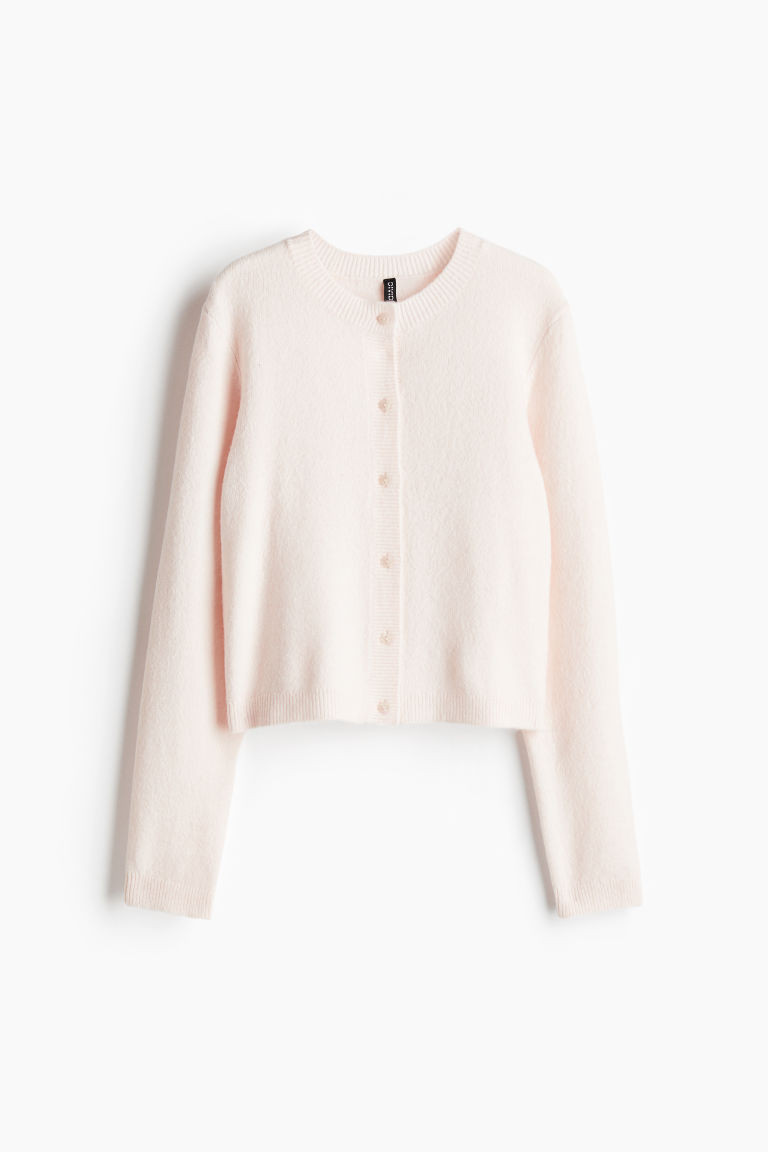H & M - Fine-Knit Cardigan - Pink | H&M (US + CA)