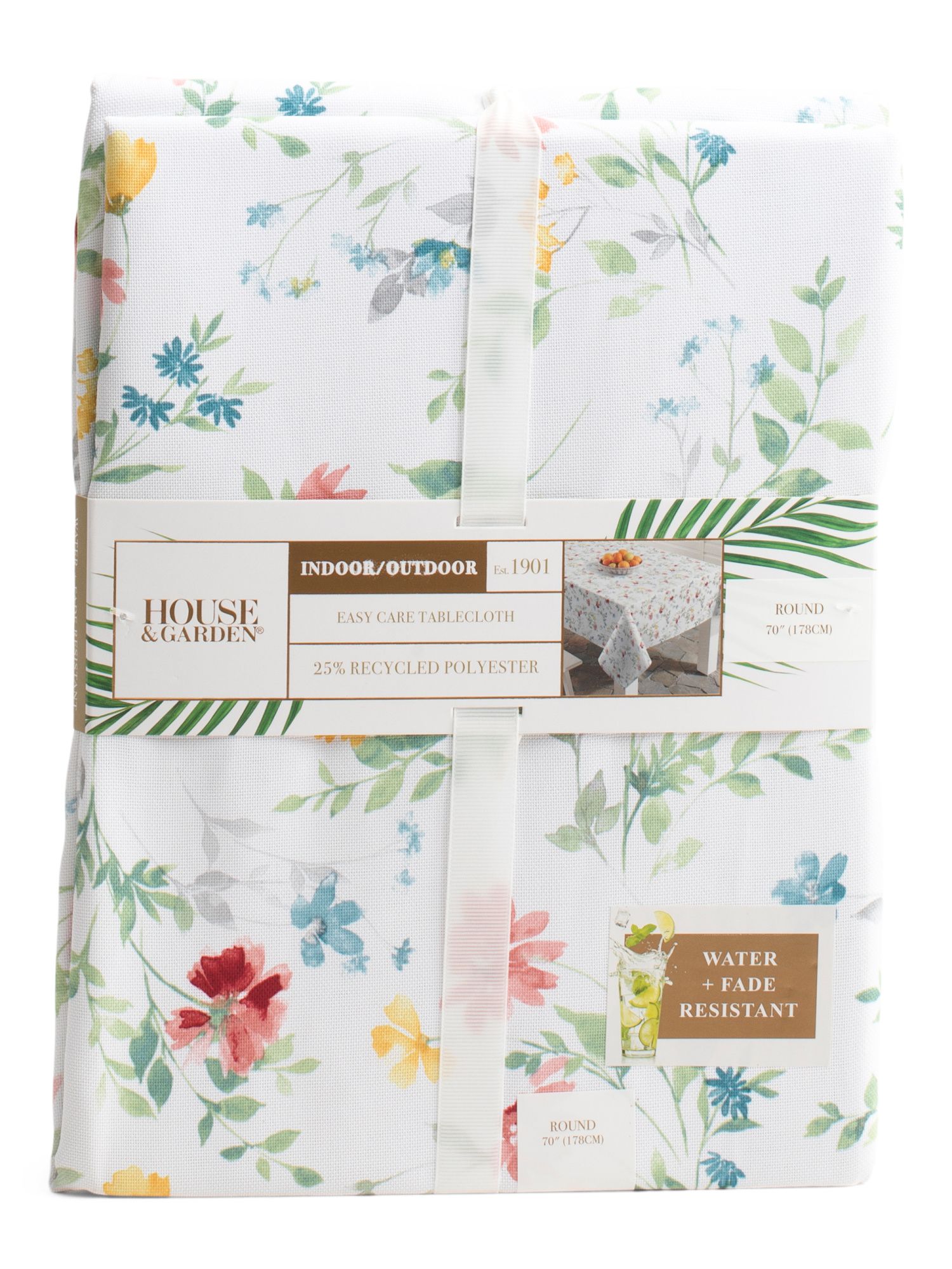 70in Indoor Outdoor Sunlight Heather Floral Tablecloth | Table Linens | Marshalls | Marshalls