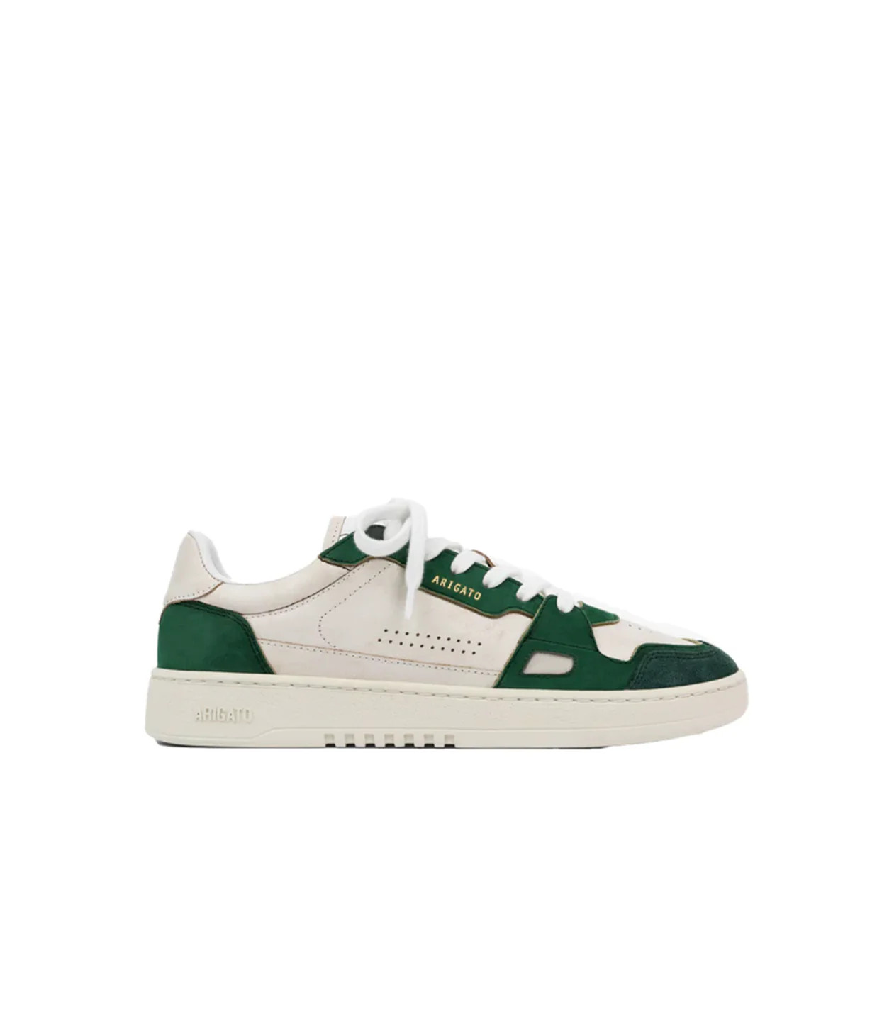 Dice Lo Sneaker in White and Kale | Mode Sportif