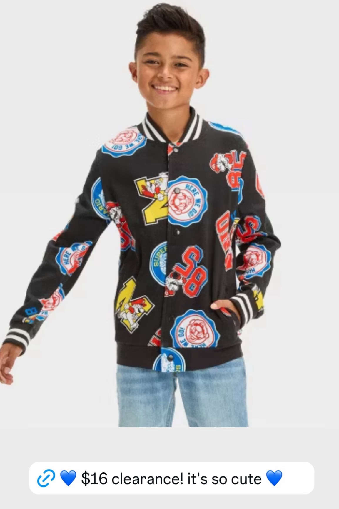 $16.25 Clearance Racer Jacket 🏎️

#LTKGiftGuide #LTKKids #LTKHoliday