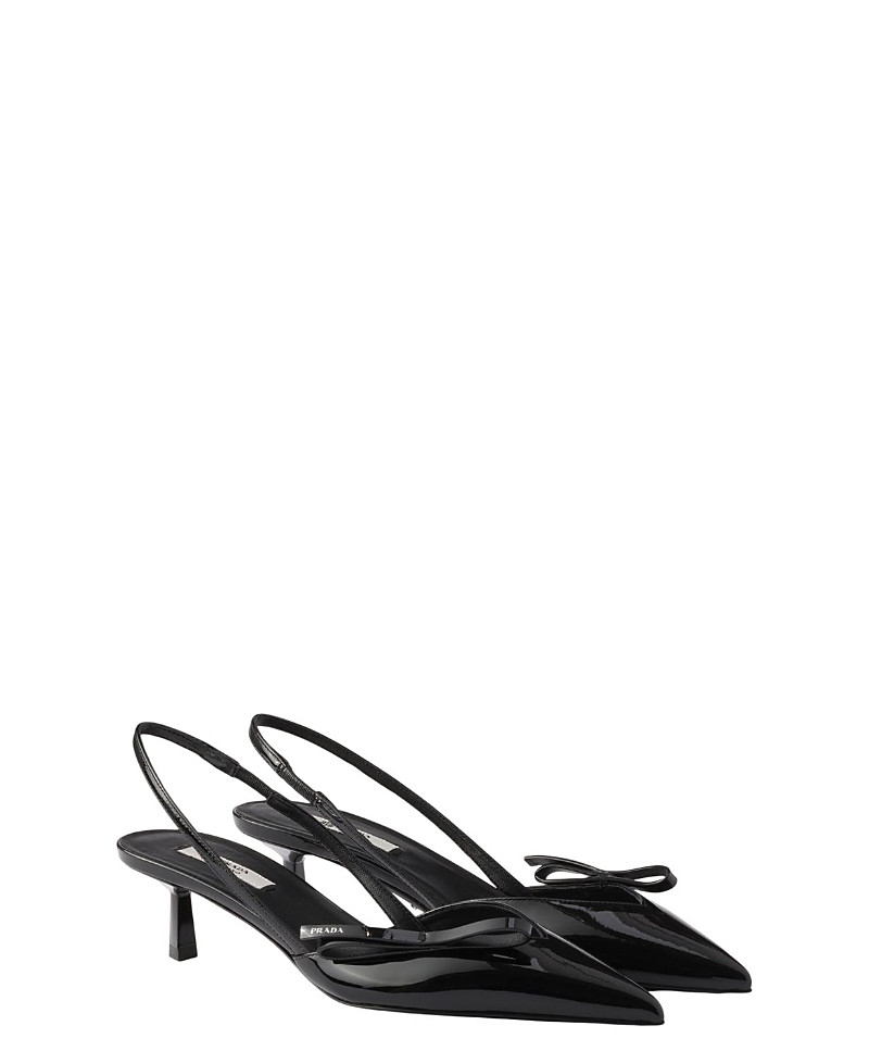 Prada Women's Patent Leather Slingback Pumps | Bloomingdale's (US)