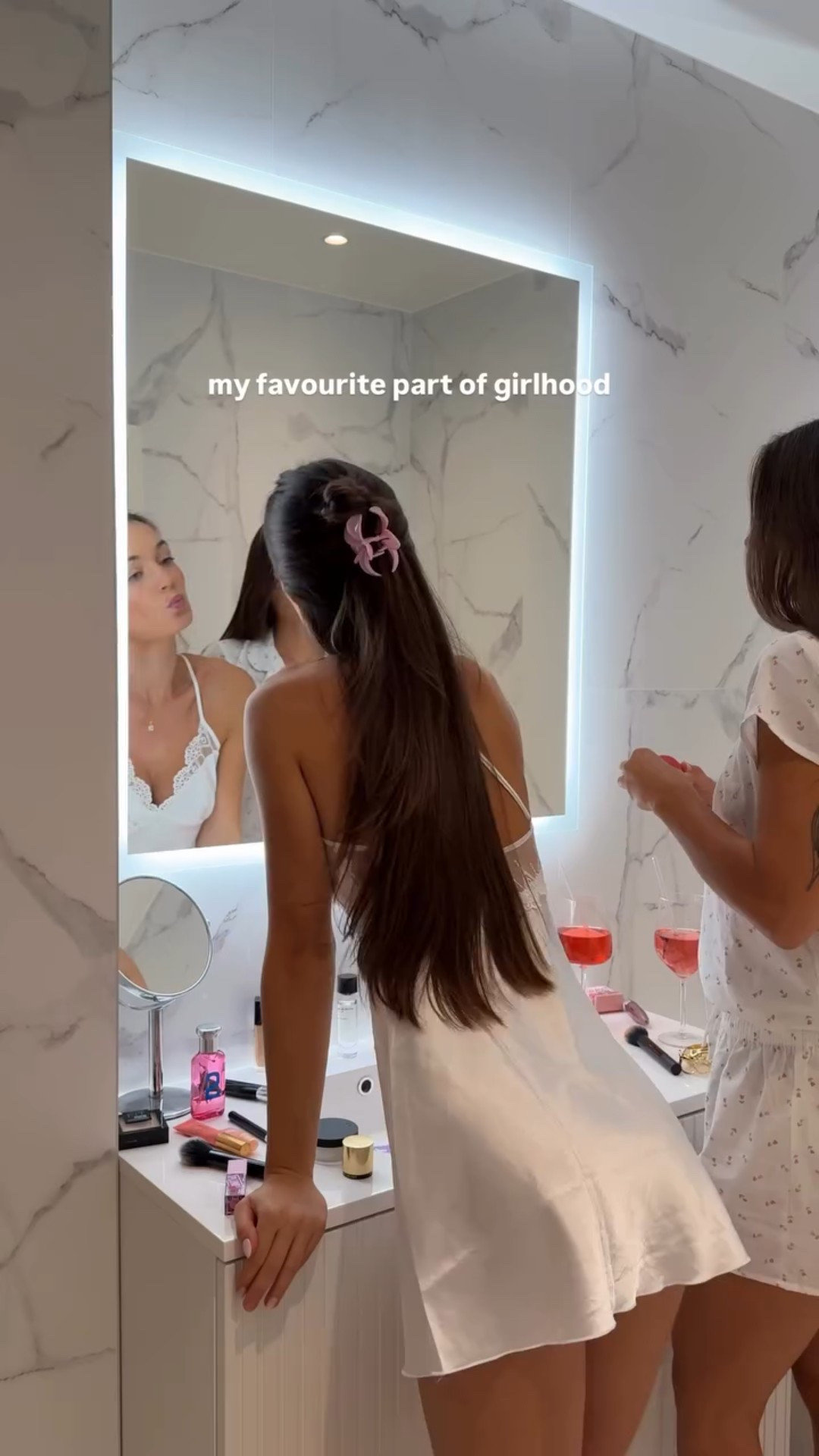 Bathroom talks, shared mascara & stolen sweaters — that’s girlhood 🫶✨ 
🤍 Should we make this our series?👀

girlhood, sister vibes, grwm, getting ready together, sister style, sister content, aesthetic reel, fall grwm, viral reel, girl vibes, cozy content, tiktok style, bathroom grwm, trending audio, sister reel, ootd ideas, aesthetic moments, everyday life, sisterhood, girl talk