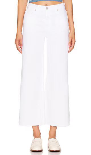 AG Jeans Saige Wide Leg Crop in White. - size 32 | Revolve Clothing (Global)