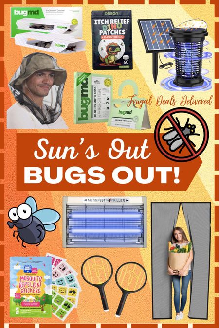 Suns out - Bugs out! All sorts of things to help keep the bugs away and out so you can enjoy your summer!
Fly or flies, bugs, mosquitos, cockroaches whatever annoying insect is bothering you there is a gadget to help catch it or keep it off you and out! Don’t forget the itch relief stickers too! 

#WalmartParner #WelcomeToYourWalmart #WalmartHome #founditonamazon #amazoninfluencer #amazonhome

Follow my shop @FrugalDealsDelivered on the @shop.LTK app to shop this post and get my exclusive app-only content!

#LTKhome #LTKSeasonal #LTKfamily
