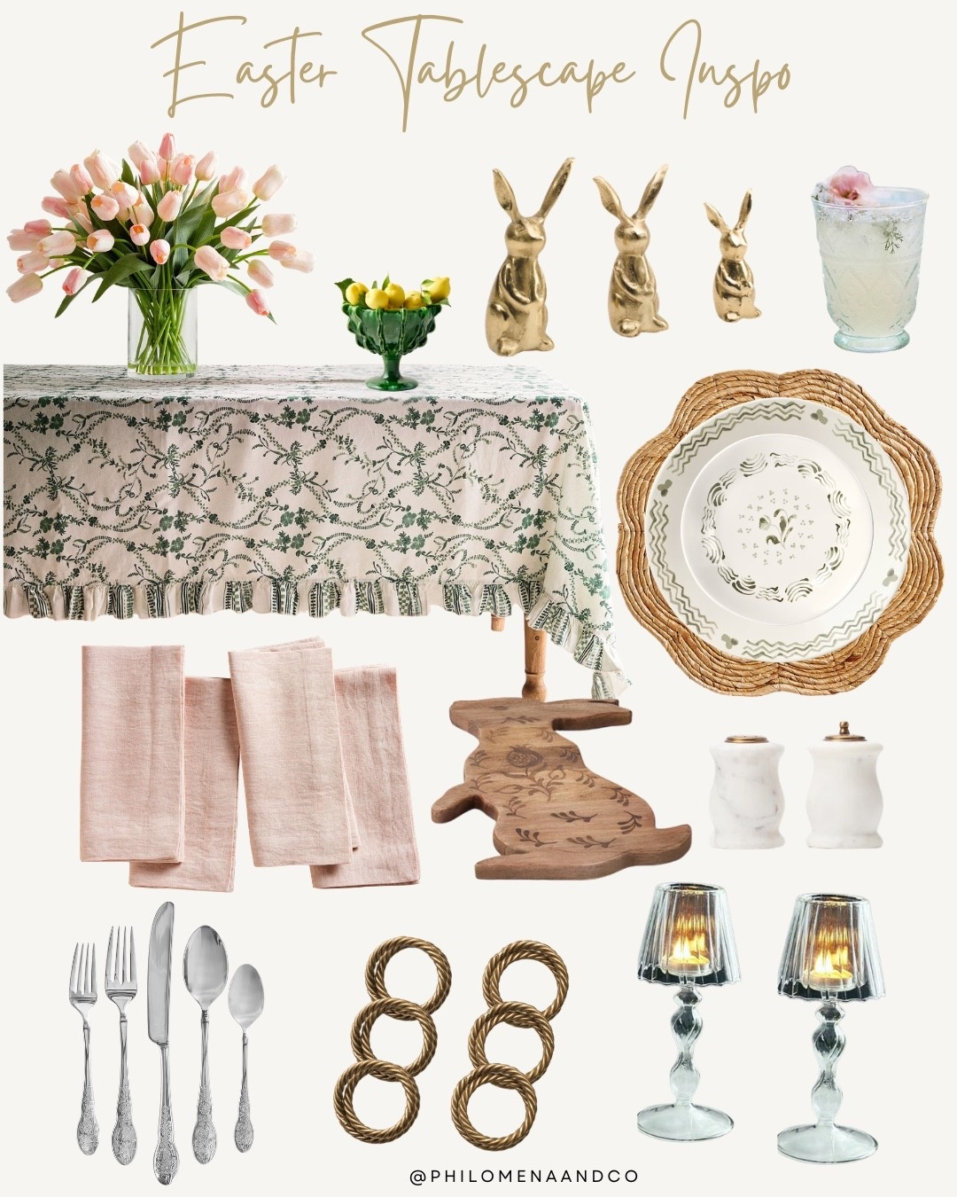 spring tablescape, easter tablescape, spring table decor, easter table setting, spring dining table styling, easter brunch table, spring centerpiece ideas, cottage style tablescape, neutral spring decor, modern cottage decor, easter entertaining ideas, spring hosting decor, elegant spring table

#LTKSeasonal #LTKSpringSale #LTKHome