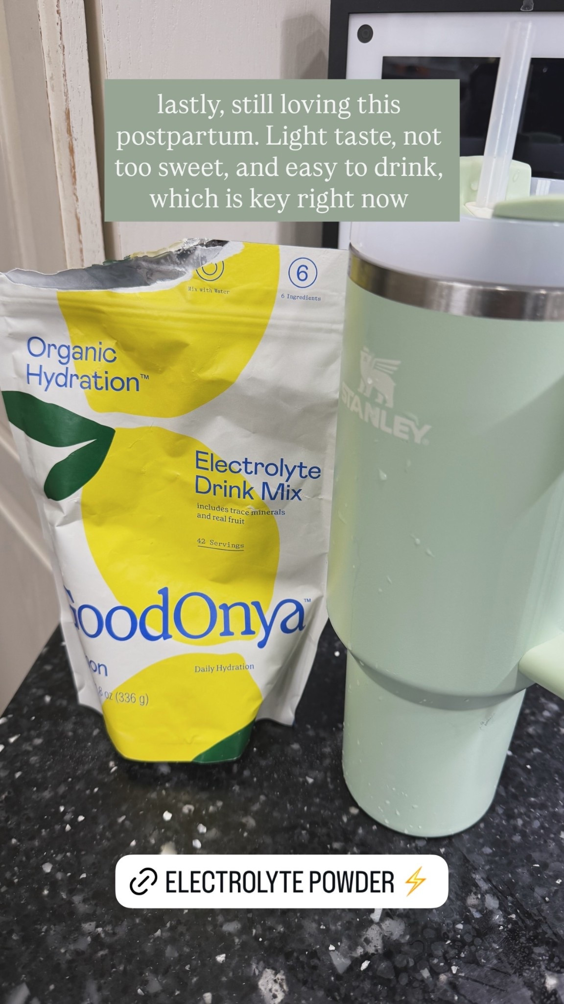 lastly, still loving this postpartum. Light taste, not too sweet, and easy to drink, which is key right now 

#LTKmomlife #LTKBeauty #LTKselfcare