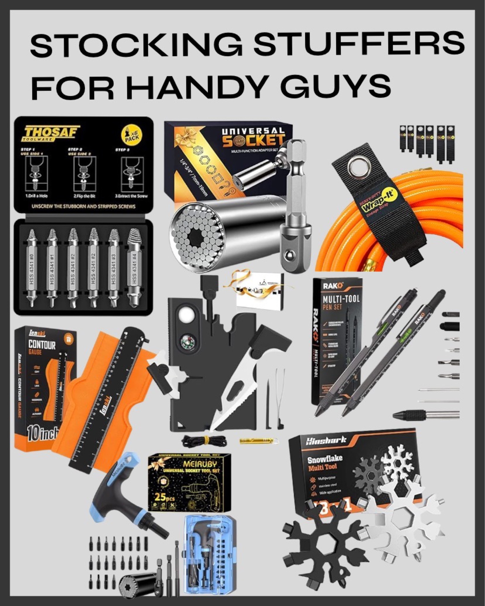 Stocking stuffers for the Handy men in your life! 

#LTKMens #LTKGiftGuide #LTKHoliday