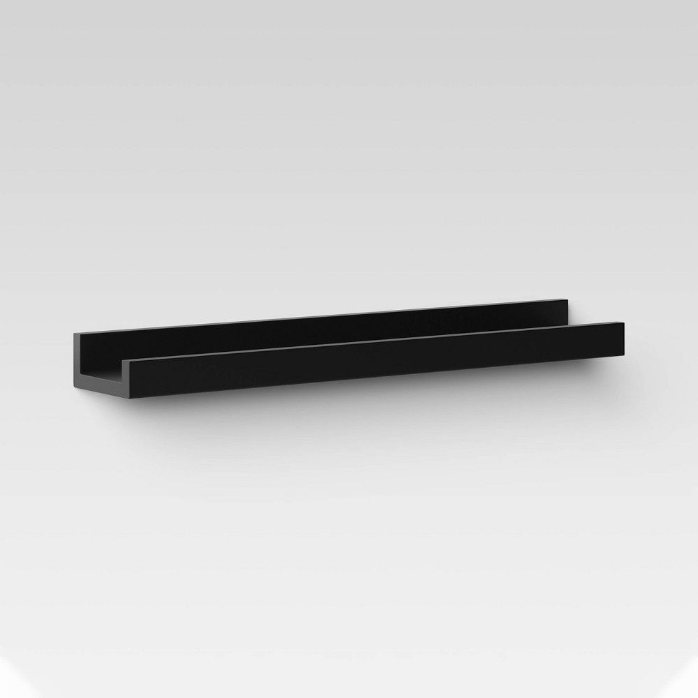 Picture Ledge Wall Shelf - Black - Threshold | Target