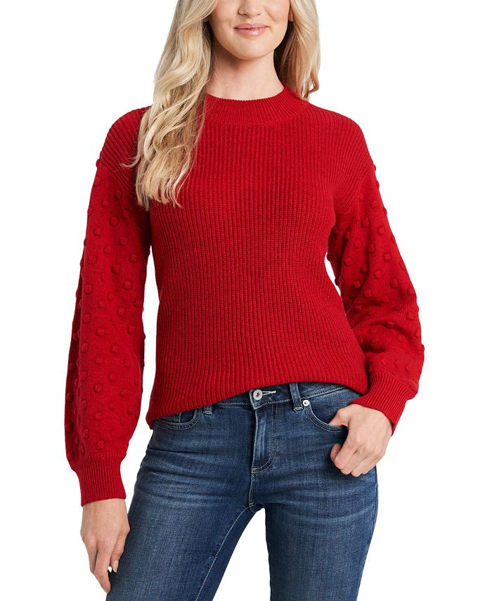 CeCe 3D Polka Dot Sweater & Reviews - Sweaters - Women - Macy's | Macys (US)