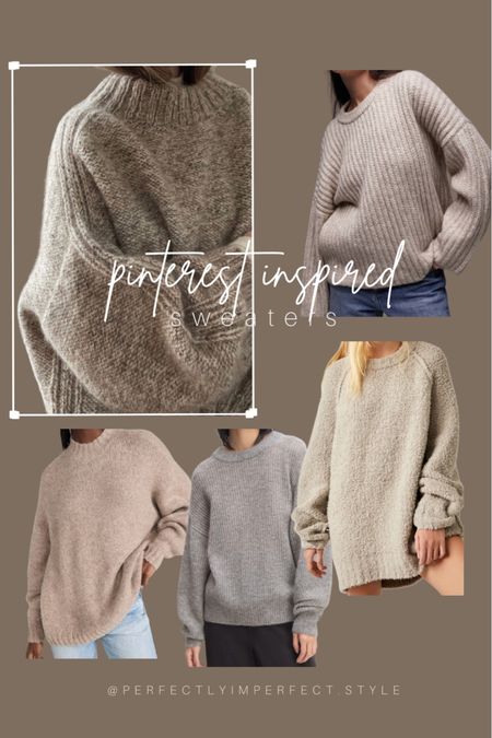 love the framed sweater from Pinterest, linked a few similar oversized sweaters

#LTKHoliday #LTKSeasonal