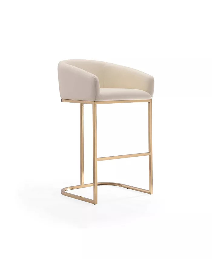 Manhattan Comfort Louvre Barstool & Reviews - Furniture - Macy's | Macys (US)