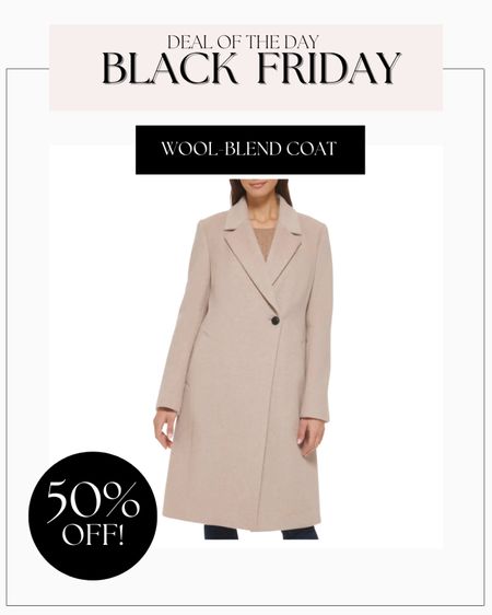 Neutral wool coat 50% OFF today! 

Black Friday sale coat 

#LTKCyberweek