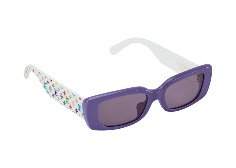 Women's Louis Vuitton x Takashi Murakami gram Cat Eye Sunglasses in Purple (Z3249W) | StockX