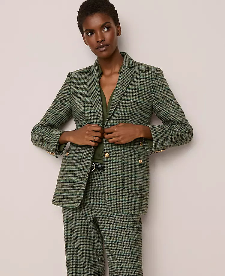 The Greenwich Blazer in Houndstooth | Ann Taylor