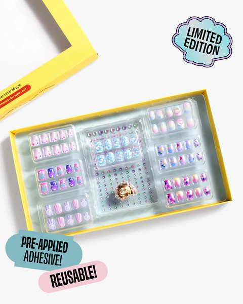 Mermaid Press On Nail Kit | Super Smalls