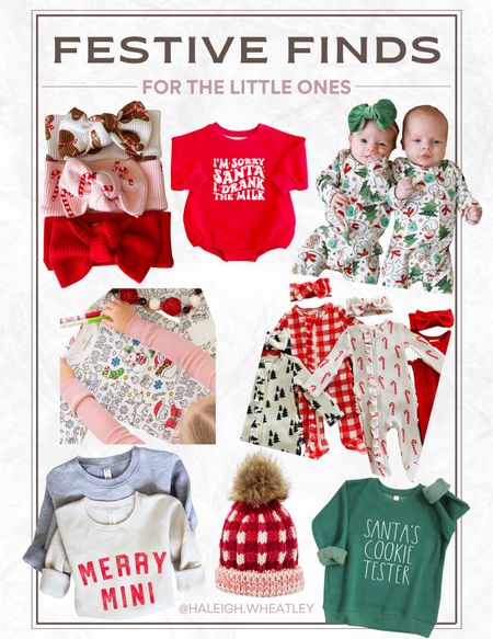 Festive Finds for the Little Ones 🎅🏼 

#christmas #baby #registry #children #matching #pjs #kids 

#LTKHoliday #LTKbaby #LTKGiftGuide