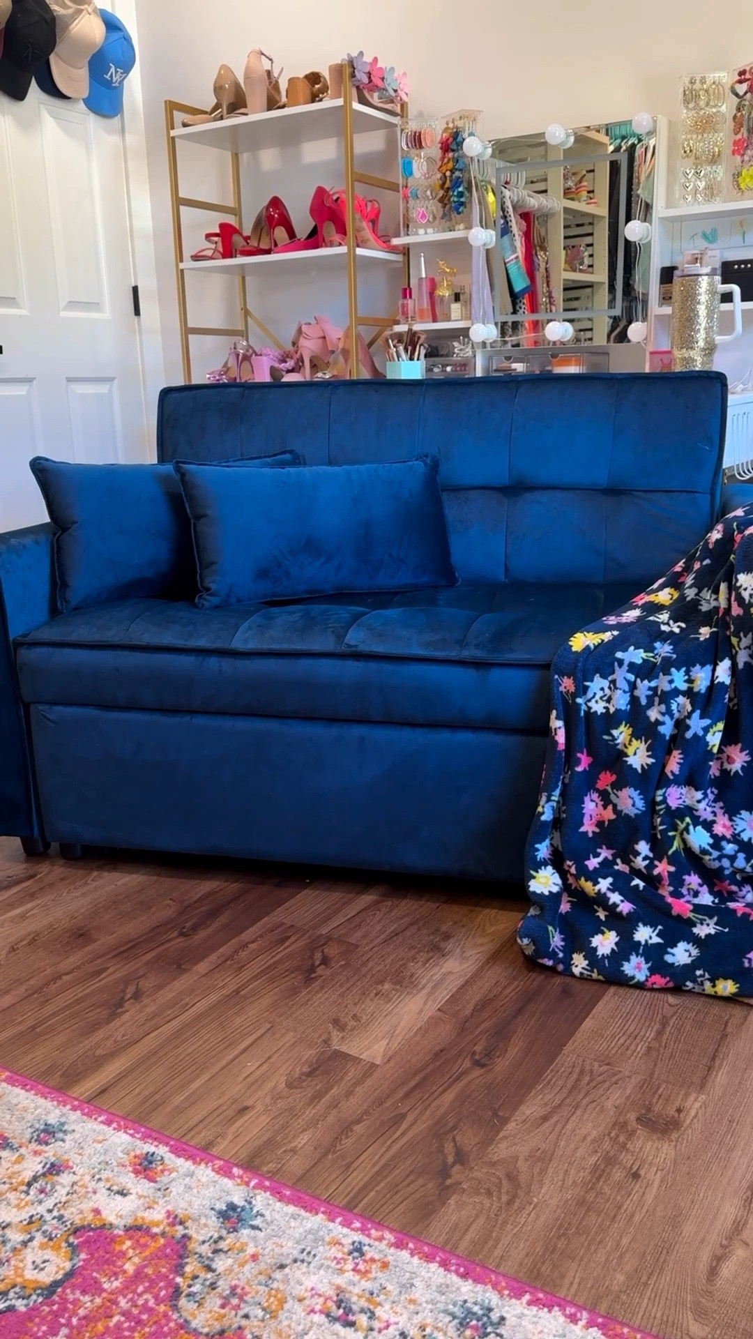 New favorite magic trick: office seating to guest bed in under a minute ✨🛋️ Small space, no guest room or just looking for multi-use furniture?! I GOT YOU! We converted one of our guest rooms into my office, which makes the most sense for us on a daily, but sometimes one guest room isn’t enough. This couch is compact, gorgeous and SO COZY. But wait, there’s more. It also converts into a 2 person bed IN LESS THAN A MINUTE and is a million times cozier than metal pull-out bases with a flimsy mattress. 

My exact sold out the day I ordered it, but I’m rounding up all the colors, a few other fabric options and the single-chair sizing if you need to save some extra space!

- small spaces
- convertible couch 
- futon 
- home solutions
- office seating 
- velvet couch 
- guest room


#LTKStyleTip #LTKHome