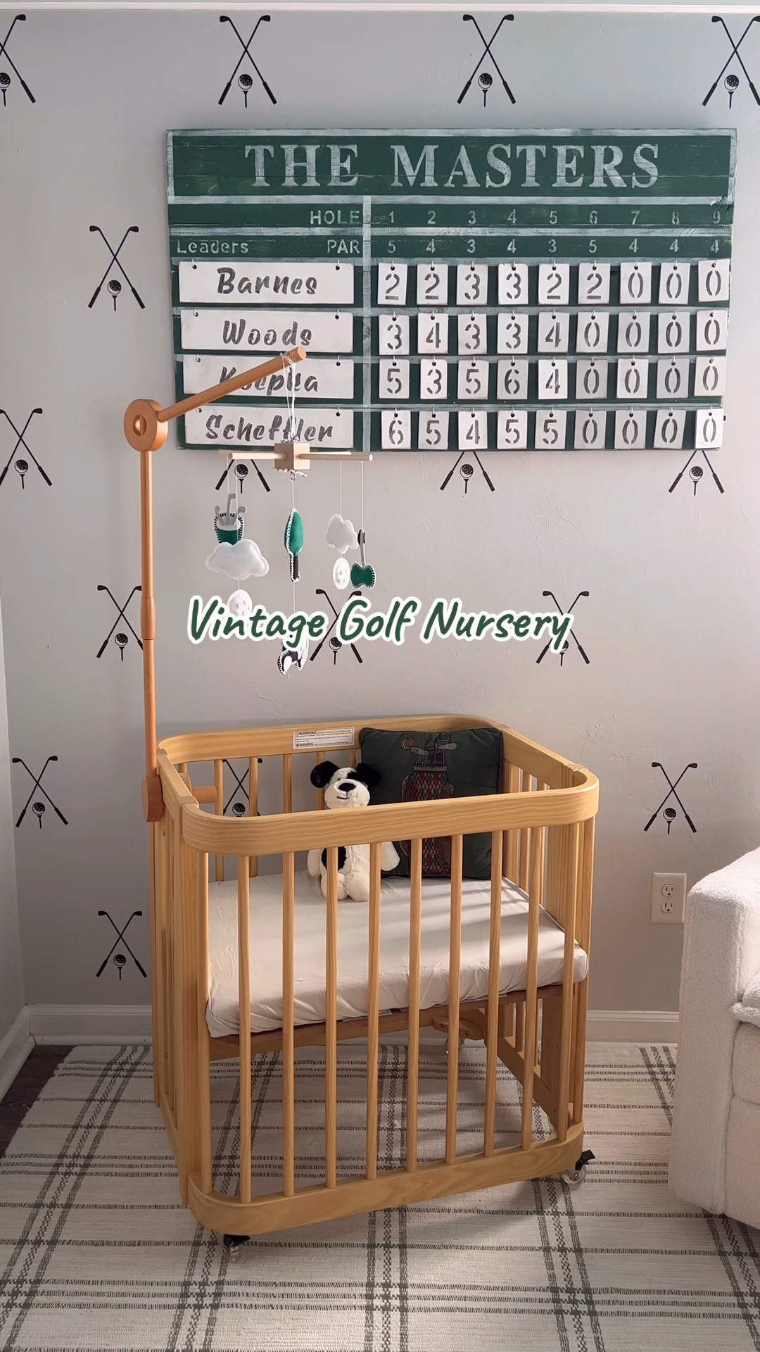 Vintage Golf Nursery #nursery #baby #golf #babyshower #vintage #babyitems #babythings #pregnant #pregnancy #bump #motherhood #momtobe #newborn #amazonfinds #thrift #etsy #etsyfinds #target 

#LTKBaby #LTKFamily #LTKWatchNow