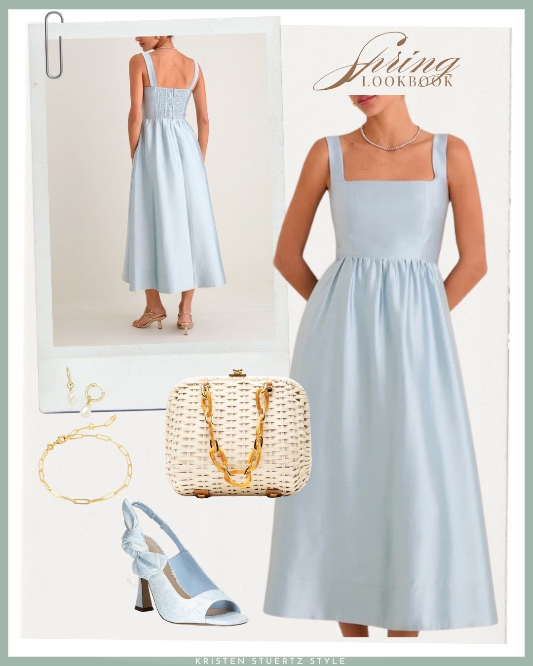The perfect midi dress for Easter 2026! I’ve paired this blue saying midi dress with a Frances Valentine wicker clutch, jacquard high heels, and gold accessories.

@Tuckernuck @ltk 

#date night outfits #spring outfits 2026 #spring dresses #easter dress women #vacation outfits beach #ltkshoecrush

#LTKTall #LTKootd #LTKOver40