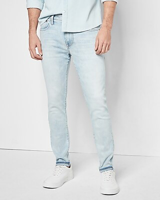 Conscious Edit Skinny Light Modern Vintage Wash Ultra Hyper Stretch Jeans | Express