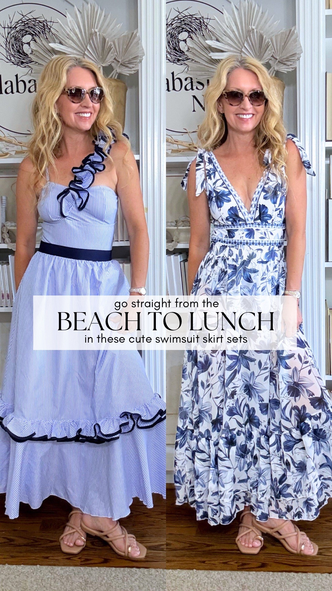 This swim set with a skirted cover-up takes you from sun-soaked shores to seaside lunch without missing a beat.
Tts wearing a small 
#BeachReady #SwimSetStyle #CoverUpChic #ResortStyle #BeachToTable #NeutralSwimwear #CoastalStyle #SummerLooks #ElegantSwimwear #AlabasterNestStyle